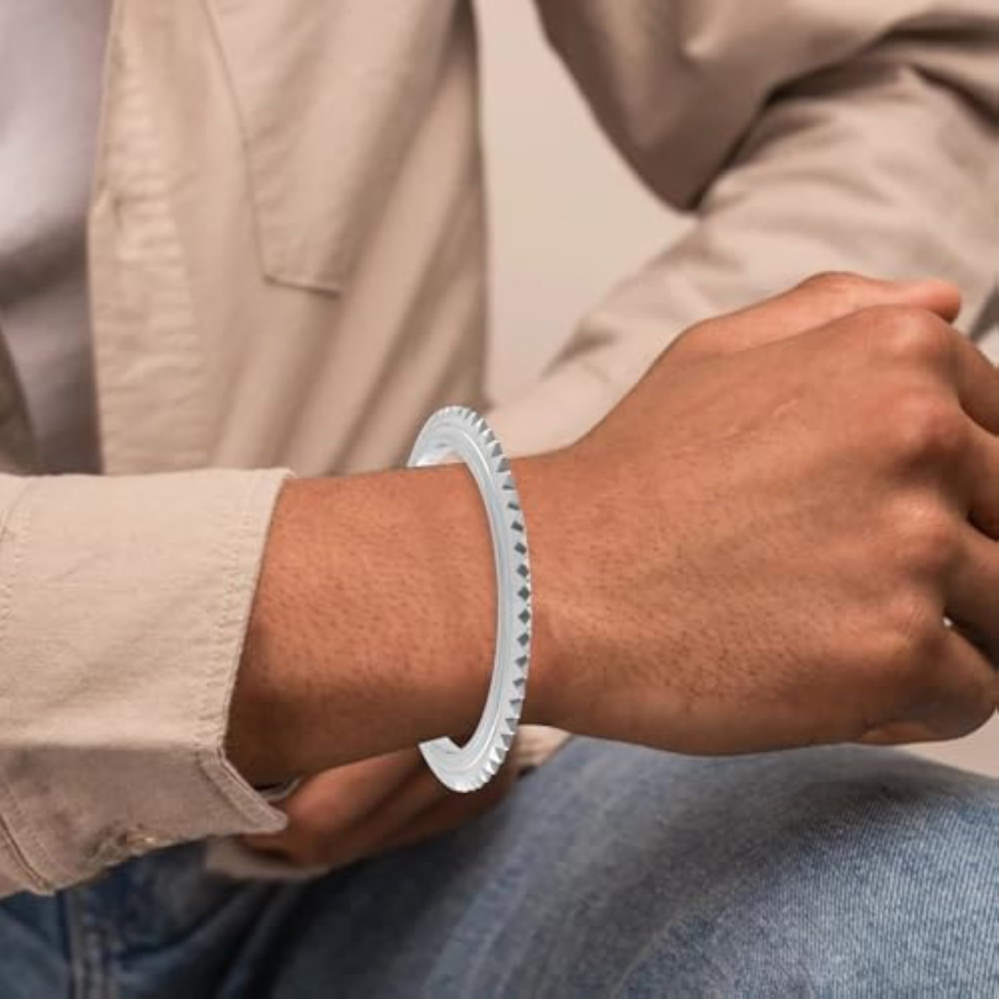Men's 316L Surgical Grade Stainless Steel Punjabi Kada Bangle